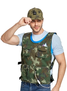 Camouflage cooling vest